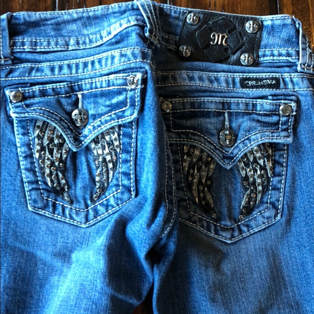 Miss Me 25 Boot Cut Jeans JP6086B2 30” Inseam EUC - Picture 7 of 8